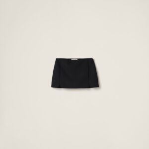 Miu Miu Grain De Poudre Miniskirt