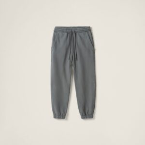 Miu Miu Garment-Dyed Cotton Fleece Pants