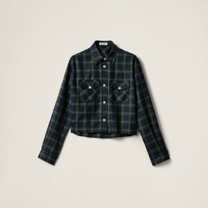 Miu Miu Plaid Shirt