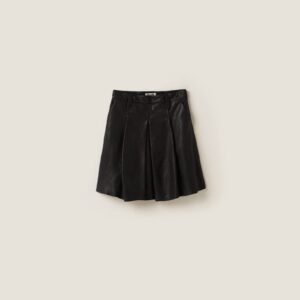 Miu Miu Nappa Leather Skirt