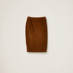 Miu Miu Suede Skirt