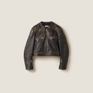 Miu Miu Nappa Leather Jacket