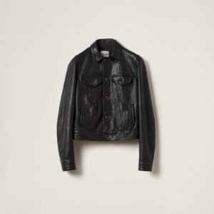 Miu Miu Nappa Leather Jacket