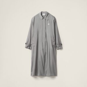 Miu Miu Technical Silk Coat