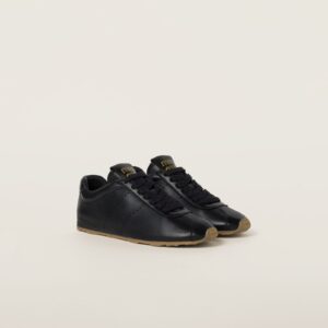 Miu Miu Plume Nappa Leather Sneakers