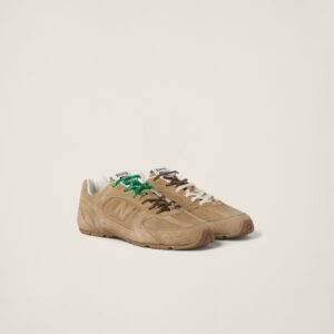 Miu Miu New Balance X 530 Sl Suede Sneakers