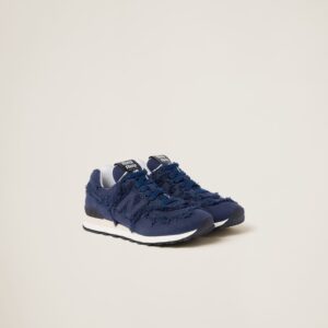 Miu Miu New Balance 574 X Denim Sneakers