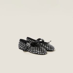 Miu Miu Leather Ballerinas