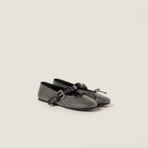 Miu Miu Calf Leather Ballerina Flats