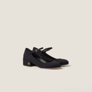 Miu Miu moire Fabric Pumps