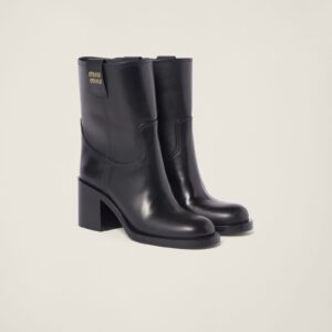 Miu Miu Leather Booties