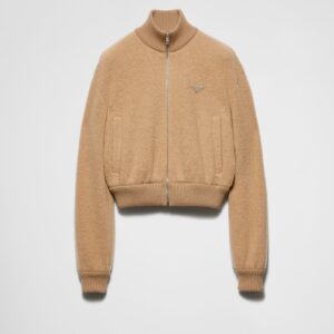 Prada Cotton Fleece Zipper Jacket