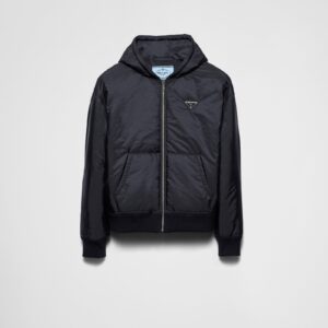 Prada Lightweight Hooded Re-Nylon Blouson Jacket