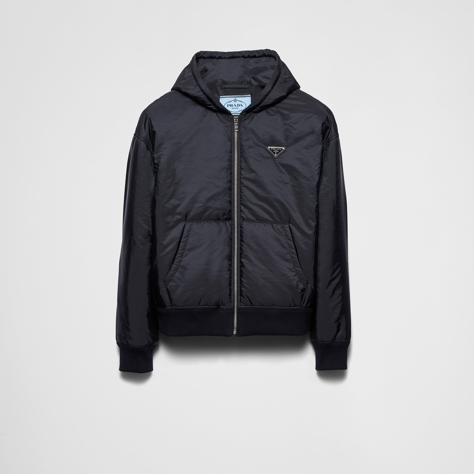 Prada Lightweight Hooded Re-Nylon Blouson Jacket