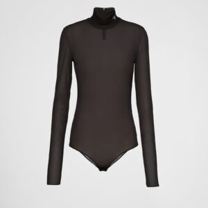Prada Gazar Jersey Bodysuit