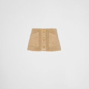 Prada Shearling Skirt