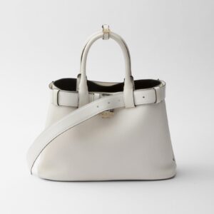 Replica Designer Bag Prada Buckle Small Leather Handbag With Belt