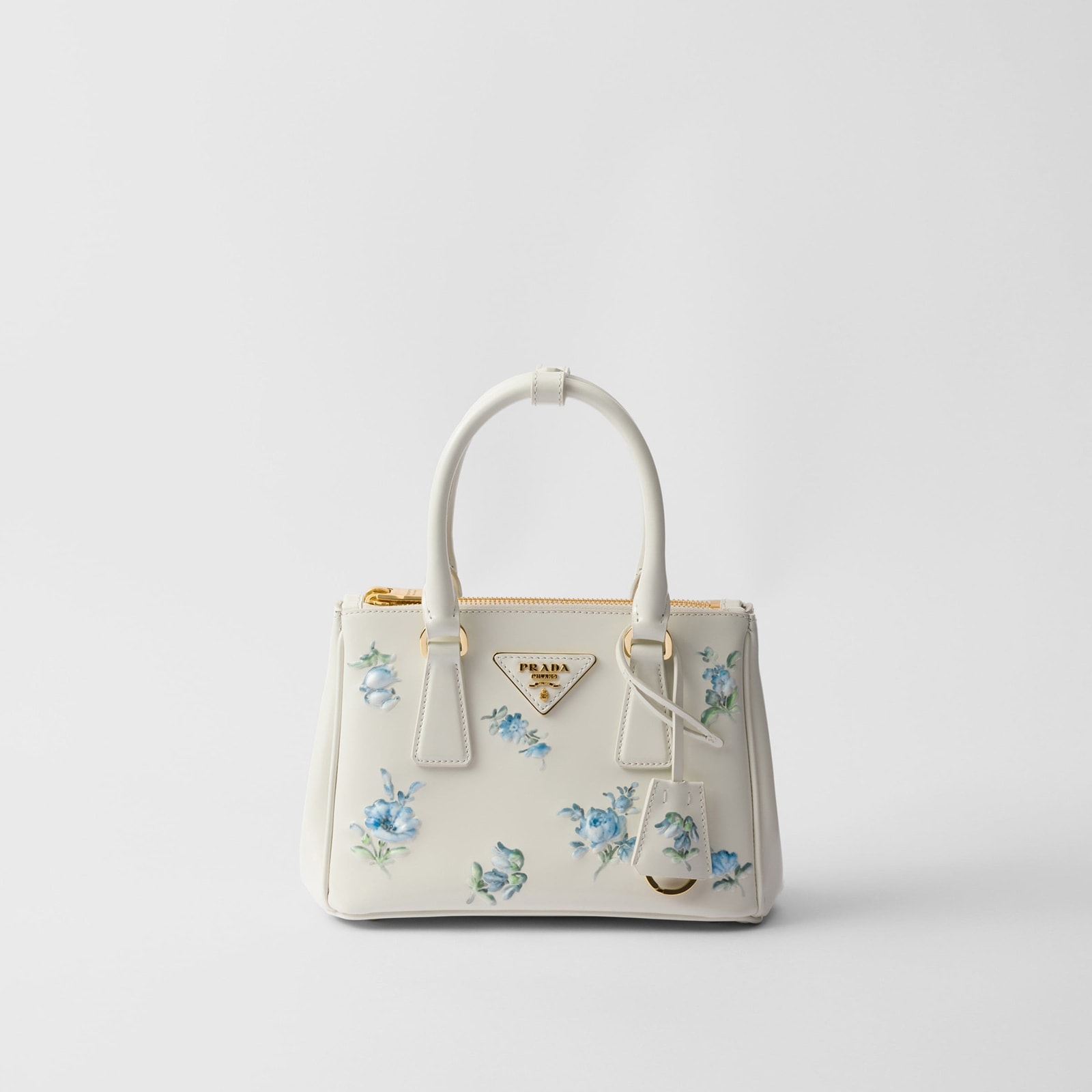 Replica Designer Bags Prada Galleria Printed Brushed Leather Mini-Bag
