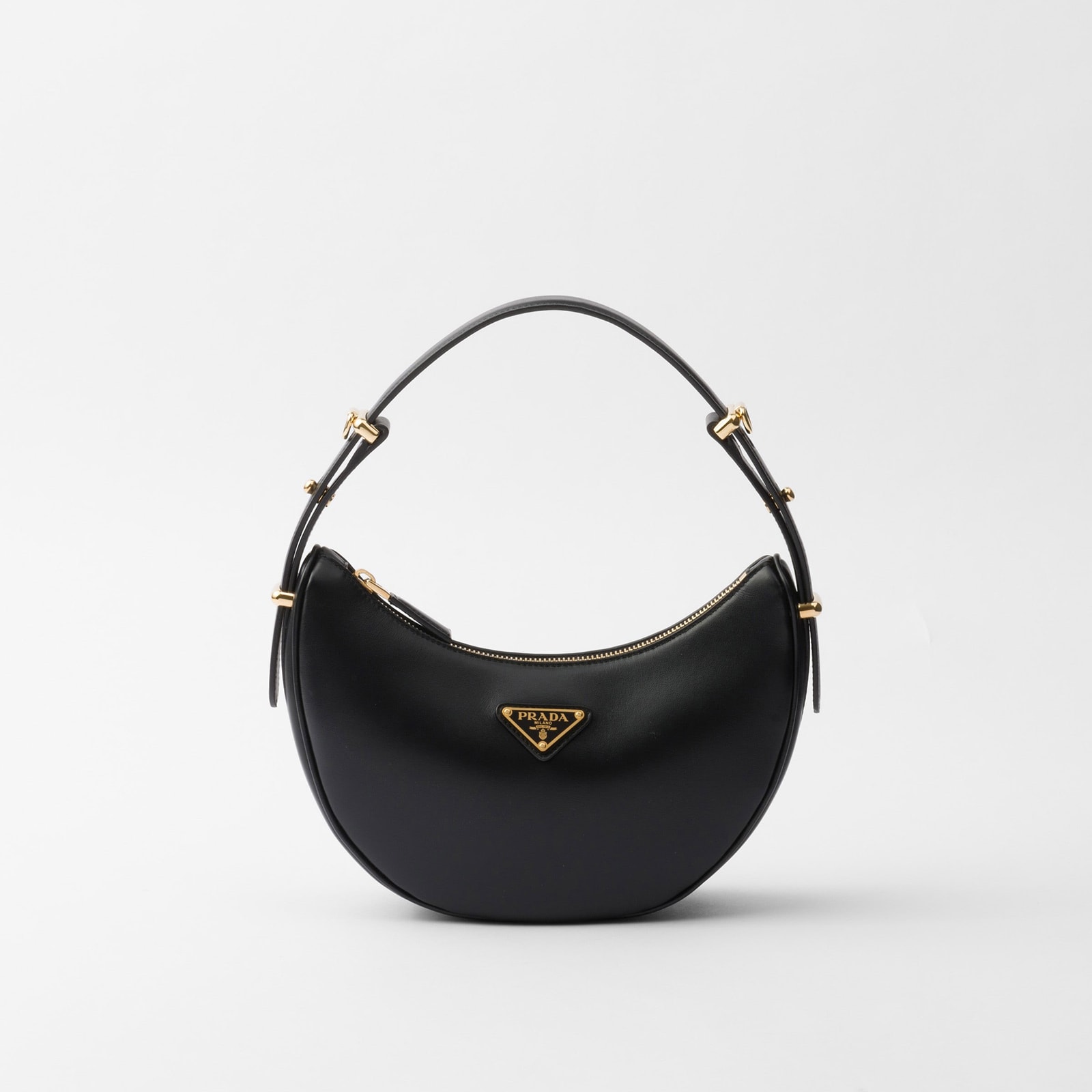 Replica Designer Bags Prada Arque Small Leather Shoulder Bag
