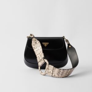 Replica Designer Bag Prada Cleo Ayers And Brushed Leather Flap Bag