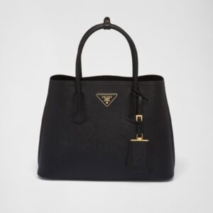 Replica Designer Bag Prada Small Saffiano Leather Double Bag