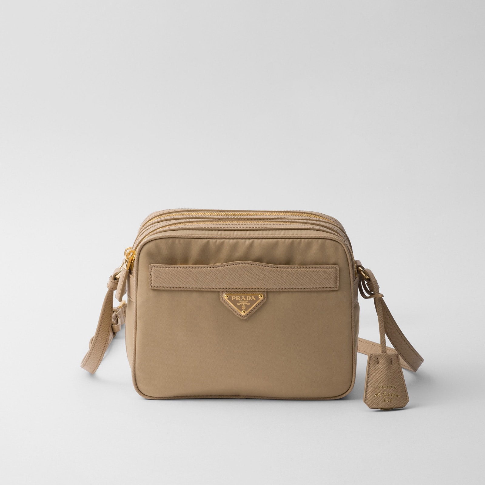 Replica Designer Bags Prada Re-Edition 1978 Re-Nylon And Saffiano Leather Mini Shoulder Bag