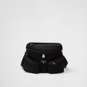 Replica Designer Bag Prada Re-Nylon And Leather Shoulder Bag