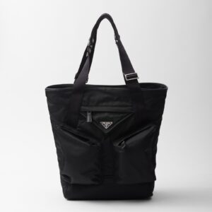 Replica Designer Bag Prada Re-Nylon And Leather Tote Bag