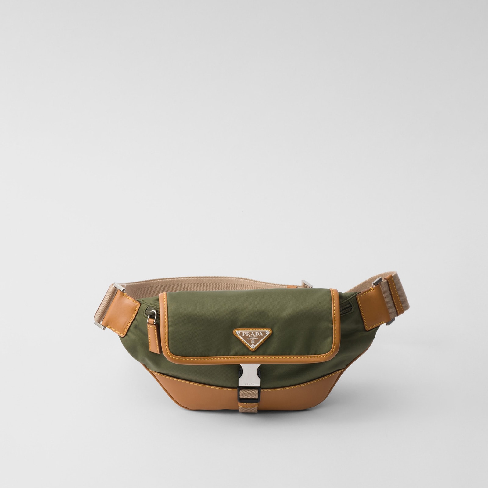 Replica Designer Bags Prada Re-Nylon And Leather Shoulder Bag