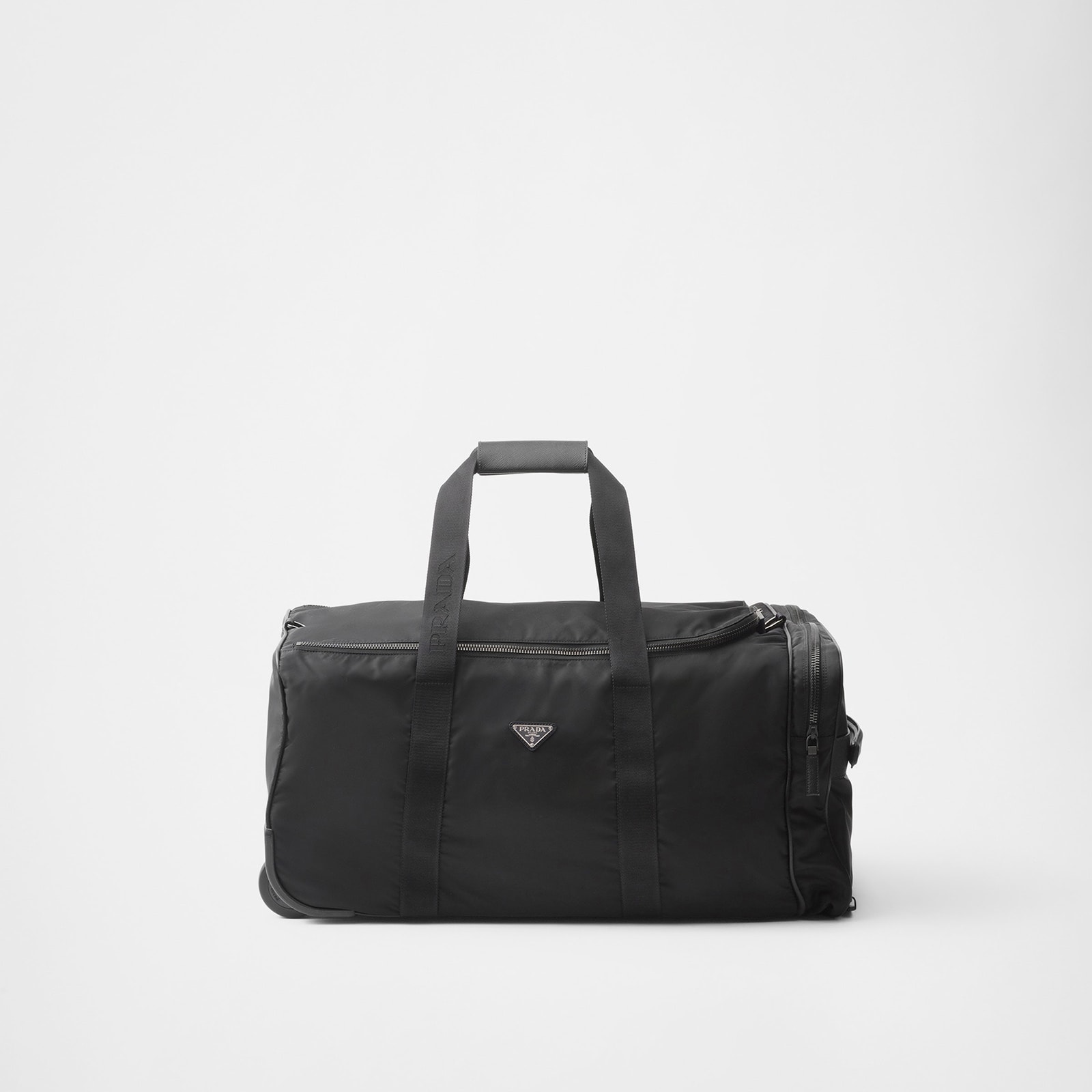 Replica Designer Bags Prada Re-Nylon And Saffiano Leather Trolley