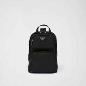 Replica Designer Bag Prada Re-Nylon And Saffiano Leather Backpack