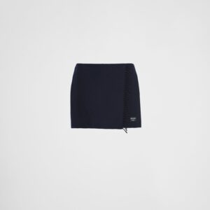 Prada Cashmere Miniskirt