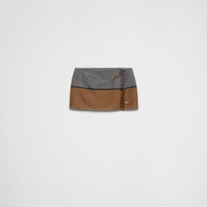Prada Cashmere Miniskirt