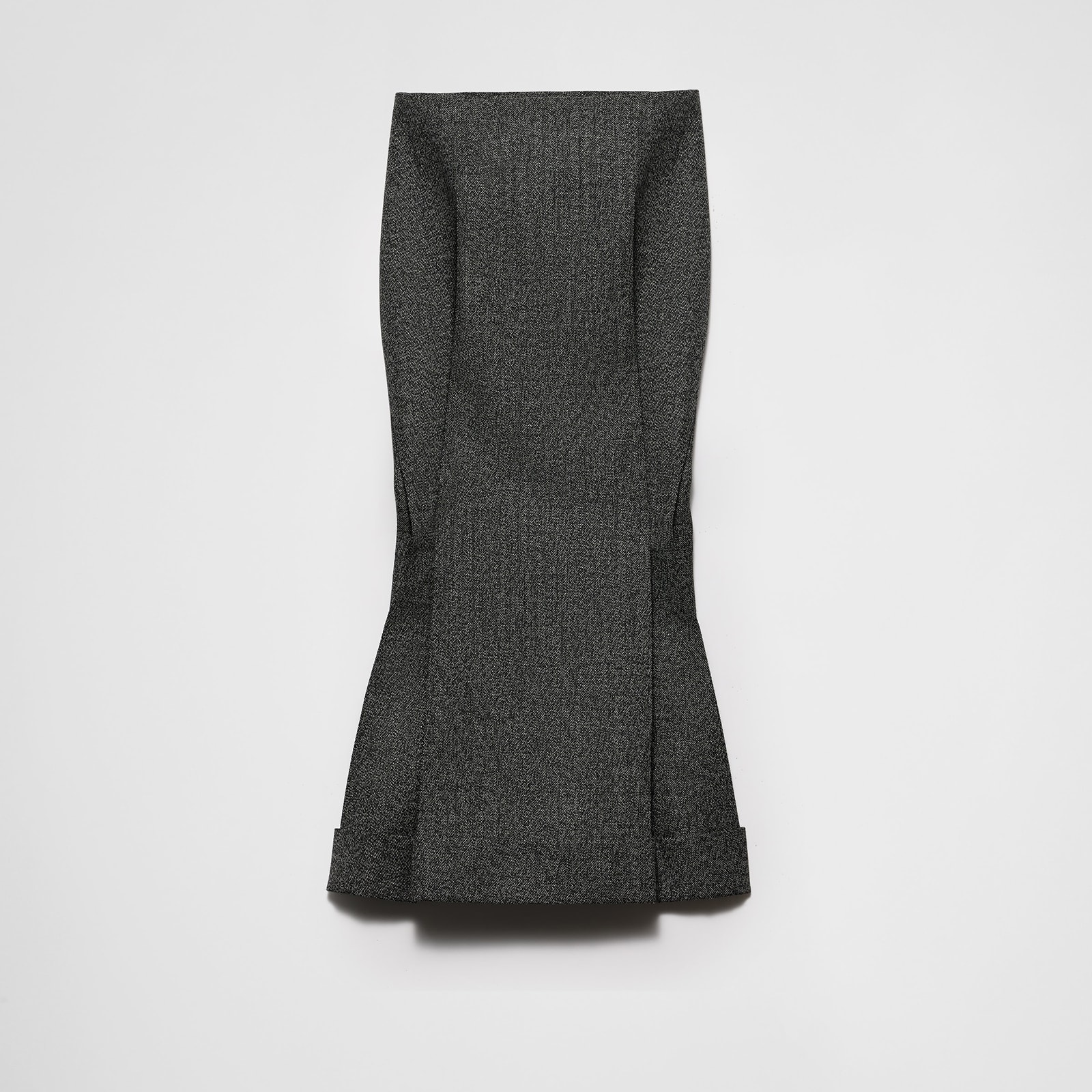 Prada Moulin?? Wool Midi-Skirt