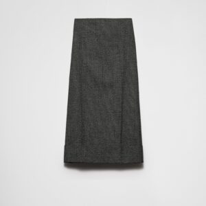 Prada Mouline Maxi-Skirt