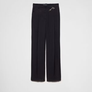 Prada Old-Wash Gabardine Pants