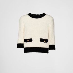 Prada Cashmere And Silk Crew-Neck Sweater