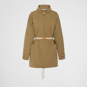 Prada Panama Cotton Mini-Dress