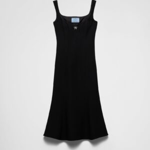 Prada Embroidered Cady Dress