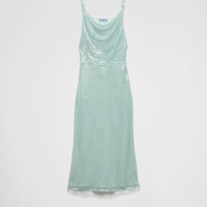 Prada Sequined Tulle Dress