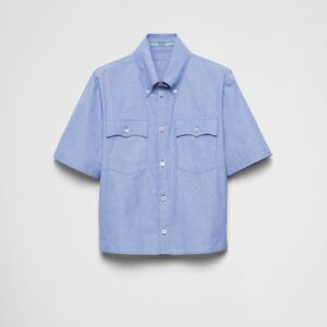 Prada Fil-A-Fil Cotton Shirt