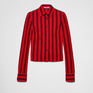 Prada Striped Pique Shirt