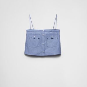 Prada Poplin Top