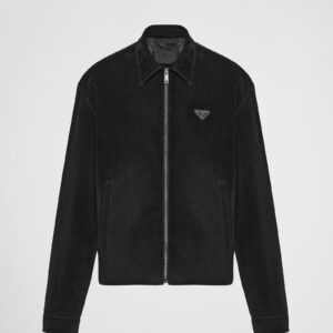 Prada Cotton Velvet Blouson Jacket