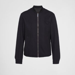 Prada Wool And Cashmere Blouson Jacket