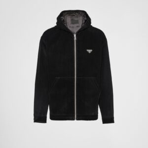 Prada Cotton Velvet Blouson Jacket