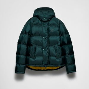 Prada Cropped Re-Nylon Down Jacket