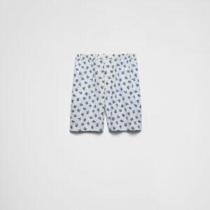 Prada Printed Cotton Bermudas