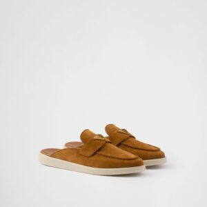 Prada Suede Sabots