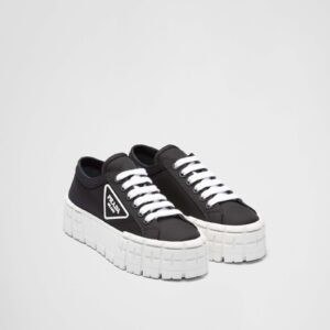 Prada Double Wheel Re-Nylon Gabardine Sneakers
